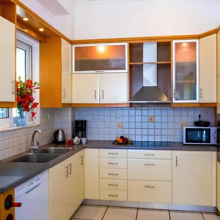 别墅 Afroditi In Chania Near Airport With Private Pool, Free Wi-fi, Souda Bay Views, Garden Oasis *