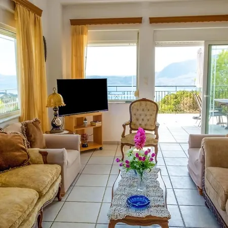 Afroditi In Chania Near Airport With Private Pool, Free Wi-fi, Souda Bay Views, Garden Oasis